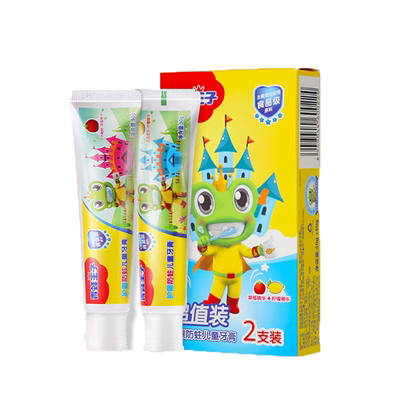 青蛙王子护龈防蛀水果味儿童牙膏