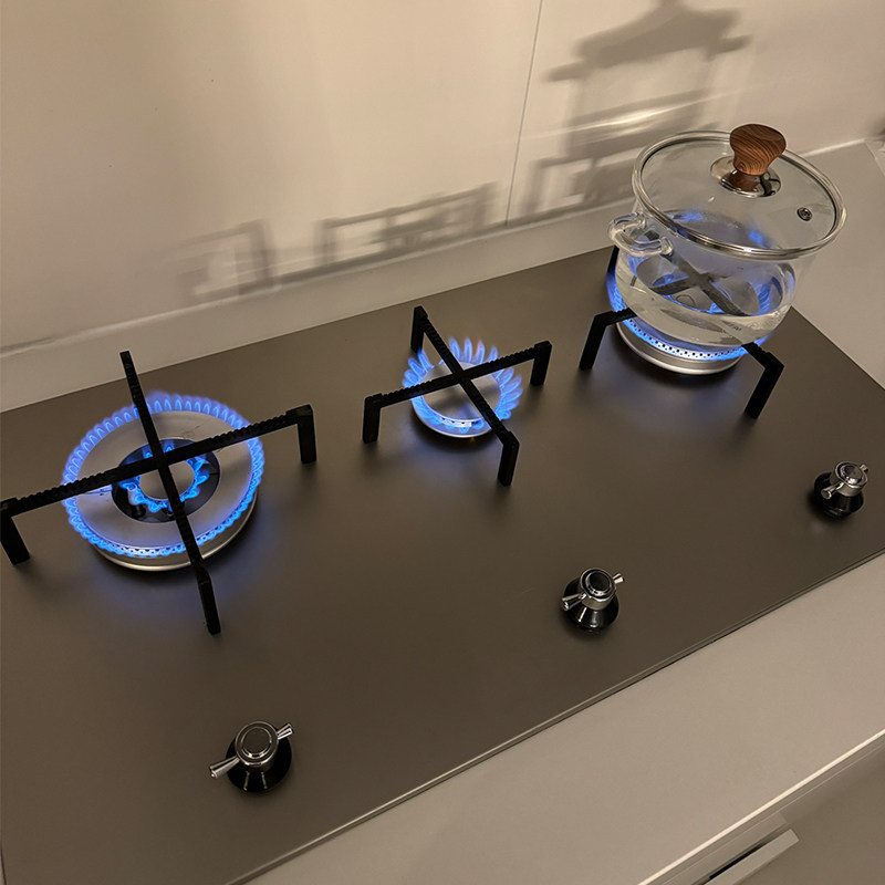 六点半Q2不锈钢加厚304三眼双眼嵌入式燃气灶家用日式多头煤气炉