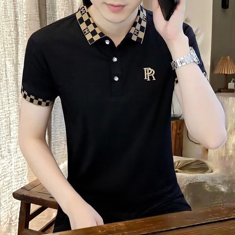 夏季男士短袖POLO衫速干透气T恤