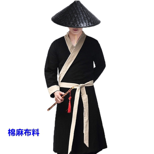 古装汉服毕业班服男装侠客影楼拍摄传统服装秦汉宋武侠影视演出服