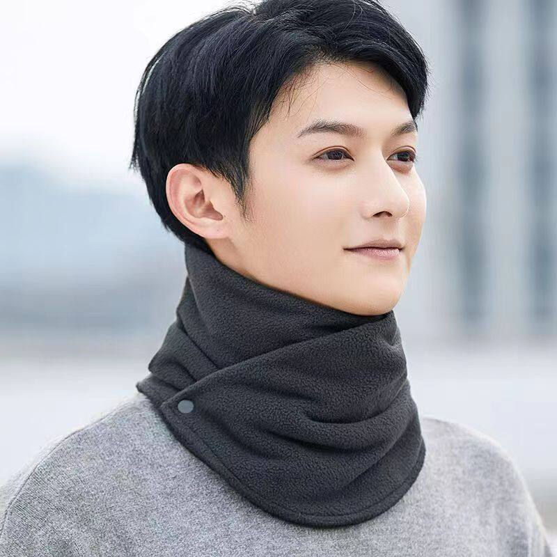 围脖护颈脖套防寒女男士颈巾保暖秋冬季脖子披肩防风骑行加厚睡觉