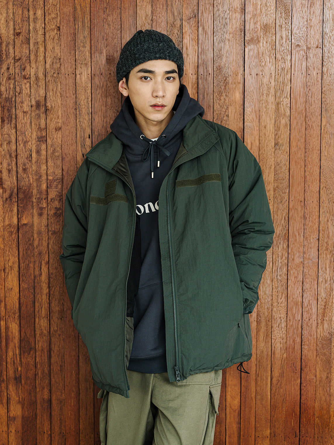 fonction 3m 新雪丽l7复古抗寒保暖轻量零度宽松棉服军事夹克外套