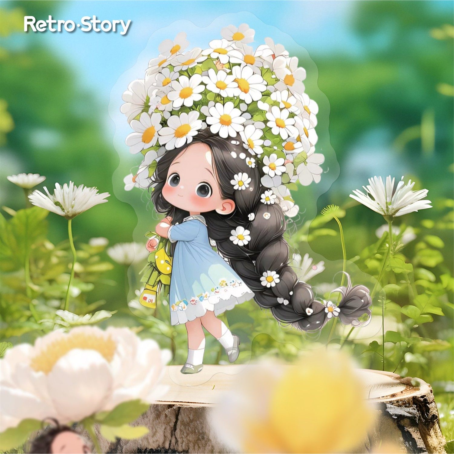 芙蓉系列PET防水贴纸包20张入 卡通可爱女孩花卉手帐装饰素材贴画,文具电教/文化用品/商务用品,贴纸/立体贴纸,淘宝优惠券,粉丝福利购,淘宝优惠卷