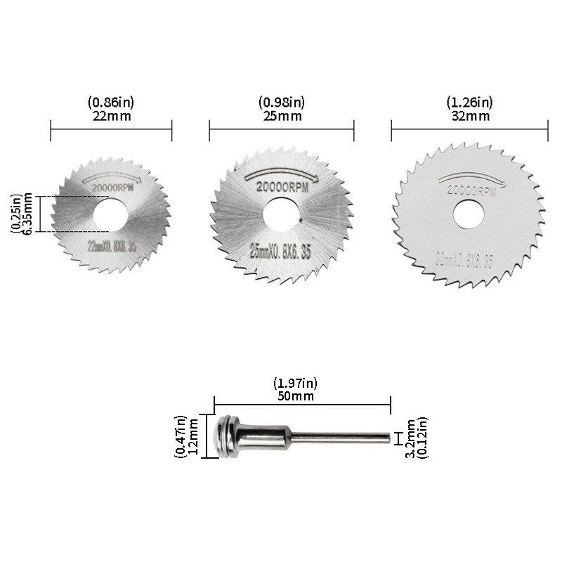 WD高速钢圆形迷你小锯片v微型木工金属切割片电摩机配件切片