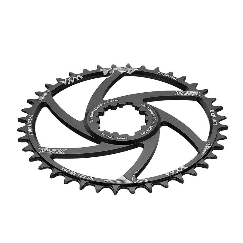 山地自行车GXP正负齿牙盘 速联直装C32T40T单盘片偏移量3mm链轮