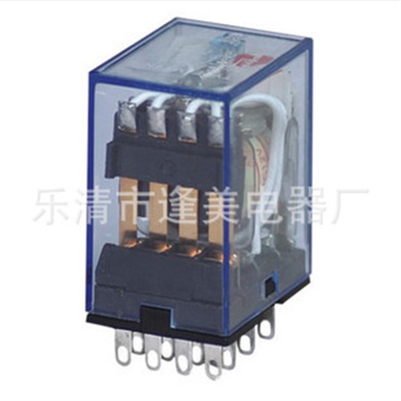 2路8脚小型中间继电器 MY2NJ  MY4NJ AC220V DC24V HH52P .HH54P