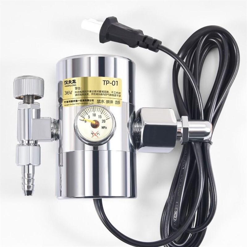 防摔省气二氧化碳减压器36V加热表气表 co2二保焊YQT-731L压力表