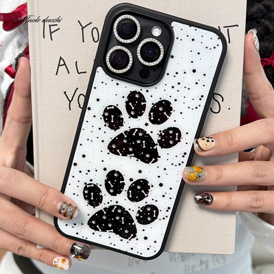 苹果亚克力黑边古早风可爱