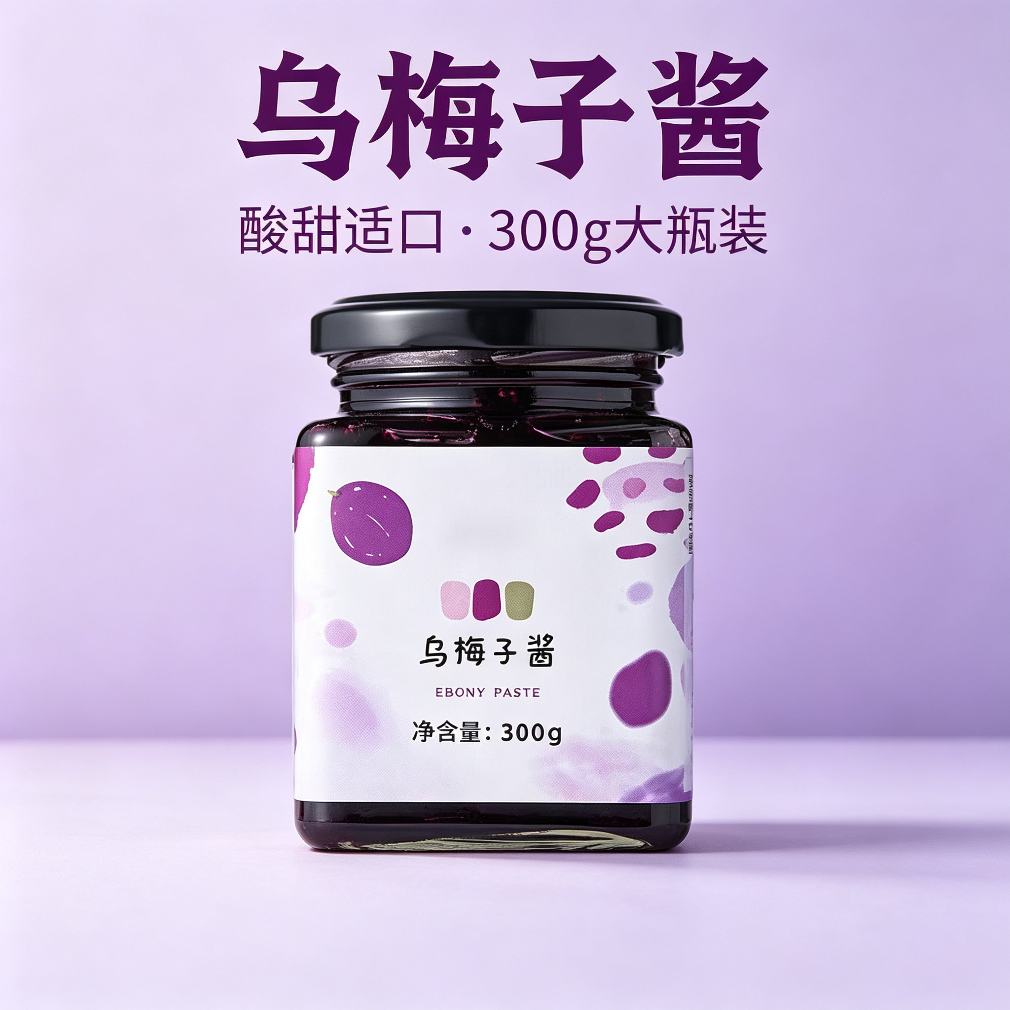乌梅子酱网红桂花乌梅膏瓶装早餐面包山楂桑葚果酱泡水好喝的东西