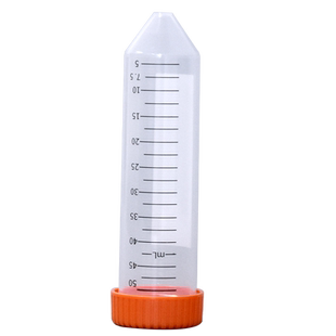 裕成实验 15ml 50ml 大容量常规锥底离心管 黑色刻度线 螺旋管盖辐照灭菌14000xg离心力 25支/包