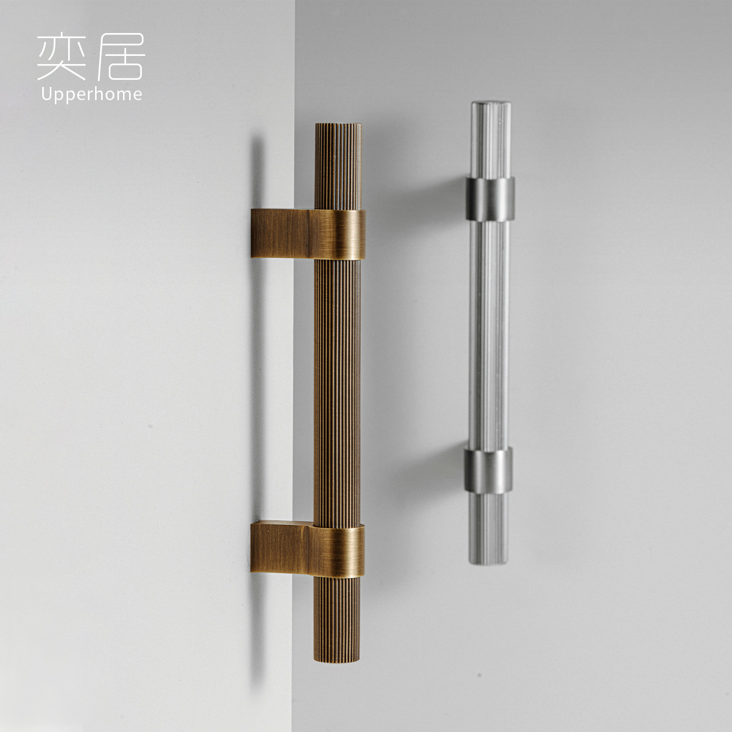 进口实心纯铜黄铜柜门拉手法式美式柜子衣柜橱柜抽屉拉丝银色把手,基础建材,小拉手,淘宝优惠券,粉丝福利购,淘宝优惠卷