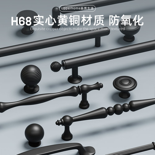 法式复古螺纹球小拉手