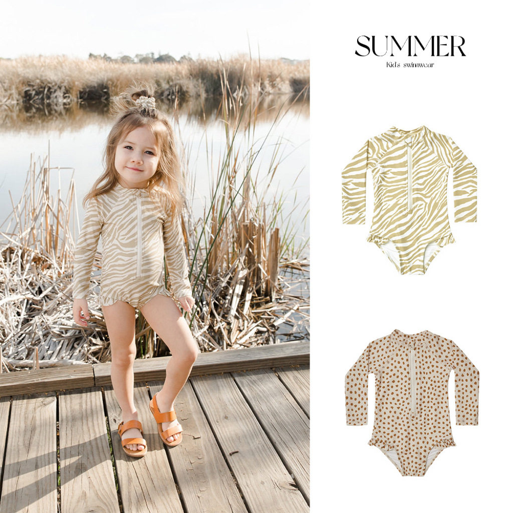 AMLLIVE夏季儿童泳衣连体