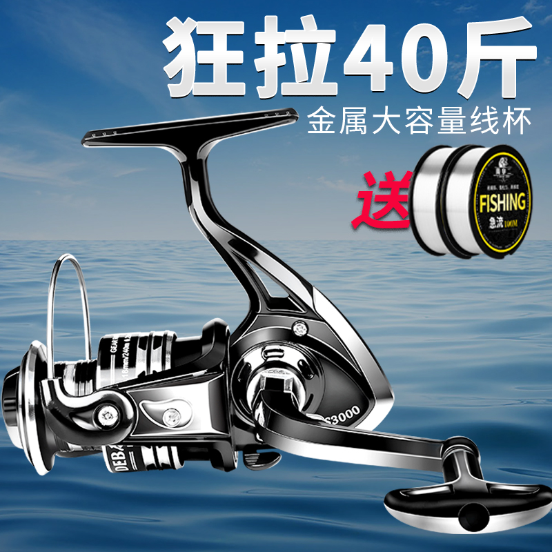 路亚套装海钓江苏鱼线轮迎科