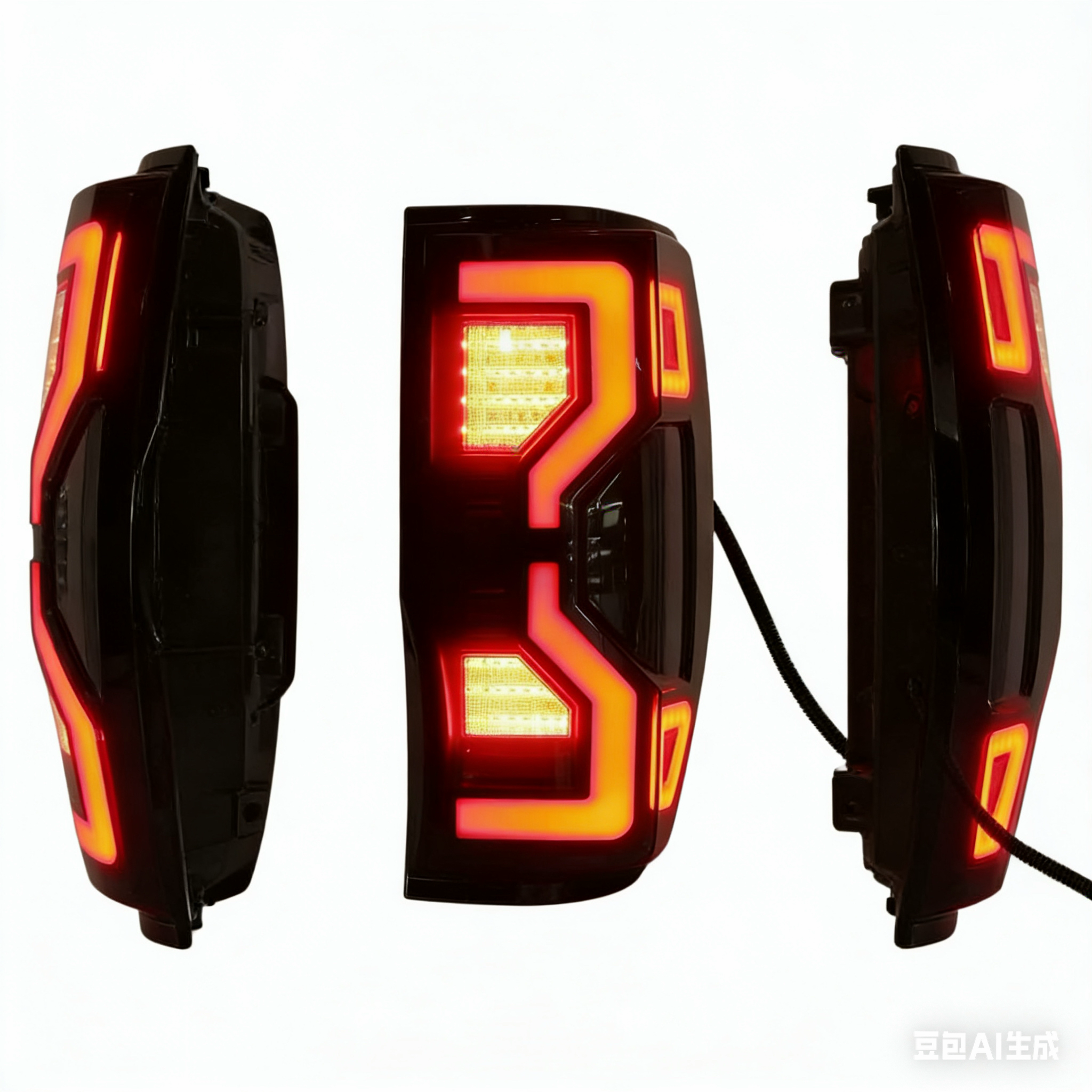 适用12-21年福特ranger T6转向灯T7后灯T8尾灯总成LED改装流水灯