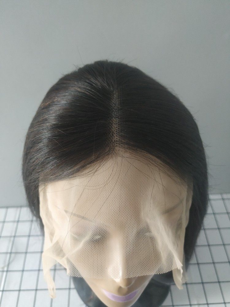 假发短发女中长发中分波波蕾丝假女士整顶假发