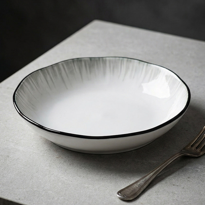 陶瓷盘子家用2026新款高颜值釉下彩餐具精致碗碟8英寸餐盘菜盘子,餐饮具,盘,淘宝优惠券,粉丝福利购,淘宝优惠卷