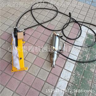单根钢绞线张拉顶 15.24前卡式桥梁锚索张拉千斤顶 前卡式千斤顶