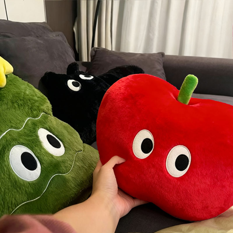 苹果抱枕圣诞树玩偶沙发装饰