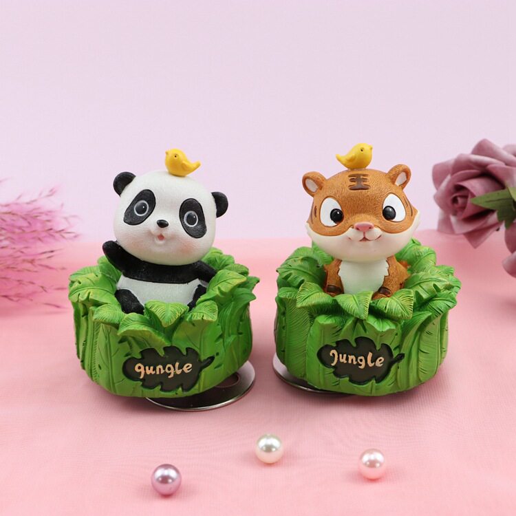 创意熊猫老虎音乐盒八音盒摆件卡通可爱猴子树懒音乐铃装饰工艺品|ruв категории Домашний быт, украшения - от Buy2taobao.com для оказания профессиональной услуги покупки агента Taobao