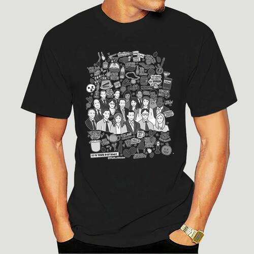 Summer The Office Dwight TV Show Men's Adult T-Shirt Casual