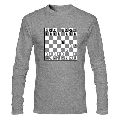 Man Clothing New Chess T Shirt - Fools Mate Board Layout Cla