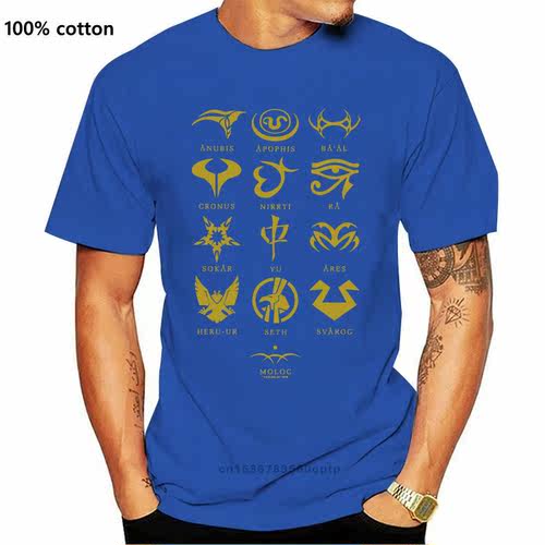 Stargate Sg-1 Show Goa'Uld  Licensed Adult T-Shirt All Sizes