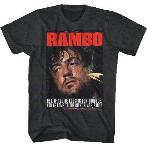 First Blood Stallone Vintage Short Sleeve T-Shirt Men's and