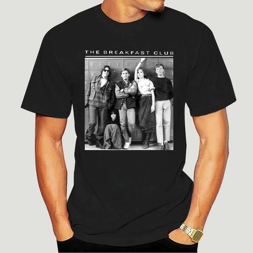 The Breakfast Club Leaning On Lockers Adult T Shirt Classic