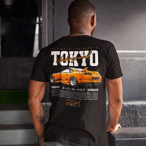 Tokyo Japan Streetwear Auto T-Shirt JDM Style Tuning Japanes