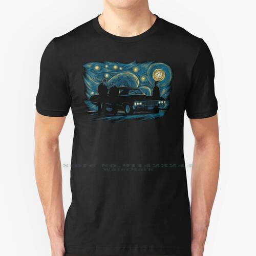 Starry Supernatural Night 100% Cotton T Shirt Love My Supern