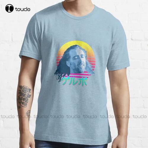 New Nicolas Cage T-Shirt Cotton Men Tee Shirt Graphic T?Shir