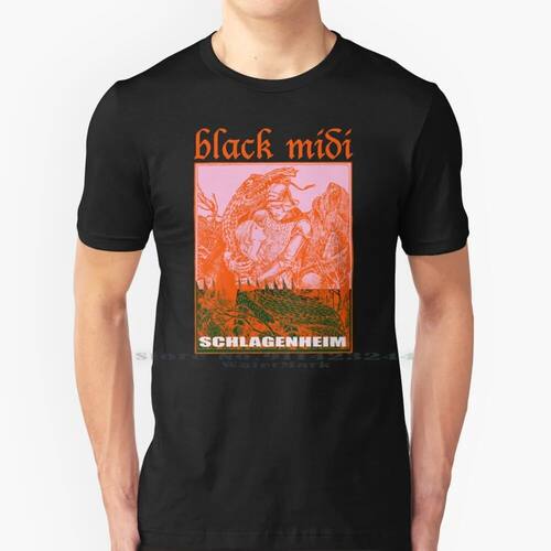 Black Midi Schlagenheim 100% Cotton T Shirt Black Midi Crims