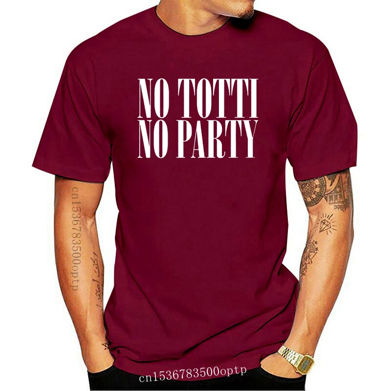 New Fashion Cool Men T shirt Women Funny tshirt No Totti No图片