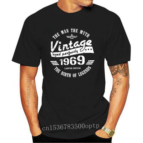 Vintage 1969 - 50th Birthday Gift Hipster T Shirts Men's 50