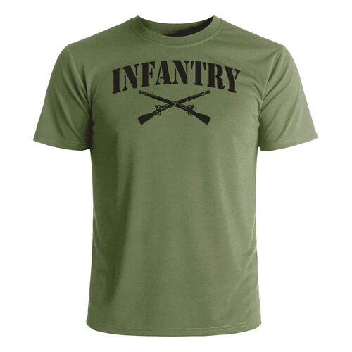 US Army Infantry T-Shirt Veterans Memorial Printed T-shirt G