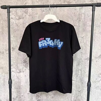 Men's Fitness Training Sports Loose T-Shirt Printed Fashion