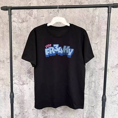 Men's Fitness Training Sports Loose T-Shirt Printed Fashion