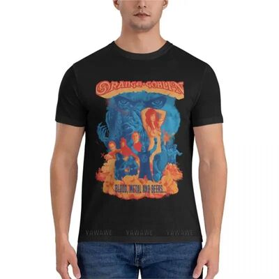 black t-shirt men Orange Goblin Poster Classic T-Shirt graph