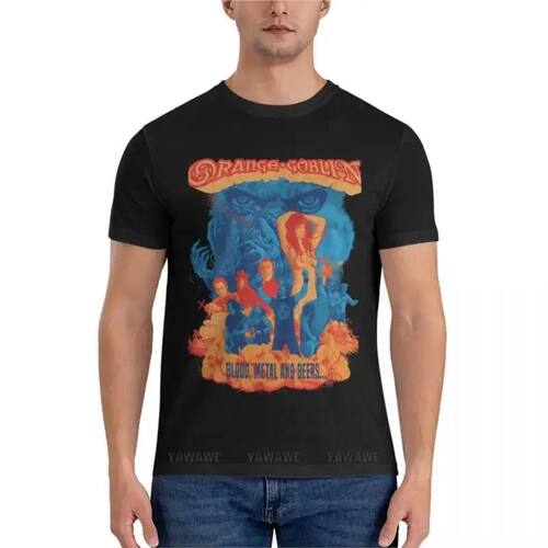 black t-shirt men Orange Goblin Poster Classic T-Shirt graph