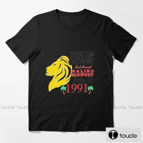 New Stratton Oakmont 2Nd Annual Unisex Black Tshirt Men T Sh