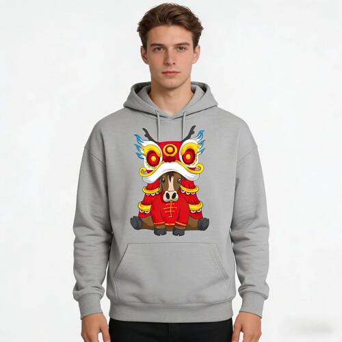 Chinese Year of The Horse 2026 Unisex Apparel New Year Cute