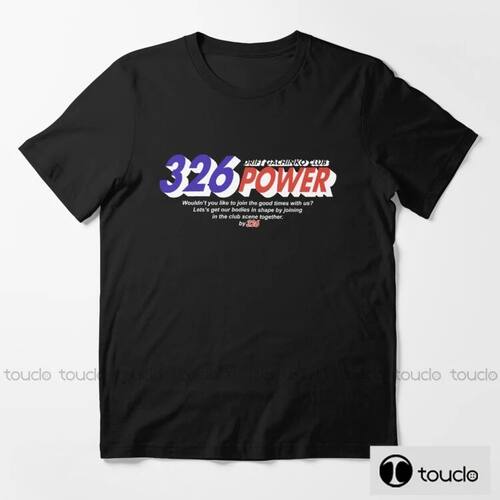 New 326 Power Unisex Black Tshirt Men T Shirt Cotton Tshirt