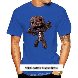 Camiseta personalizada RetroGame Little Big Planet Sackboy,