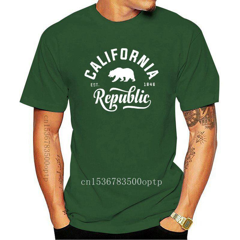 New Stylishes Herren T-Shirt California Republic Slim Fit Co
