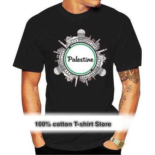 2024 summer printed Palestine Paris Gaza fashion men T-shirt
