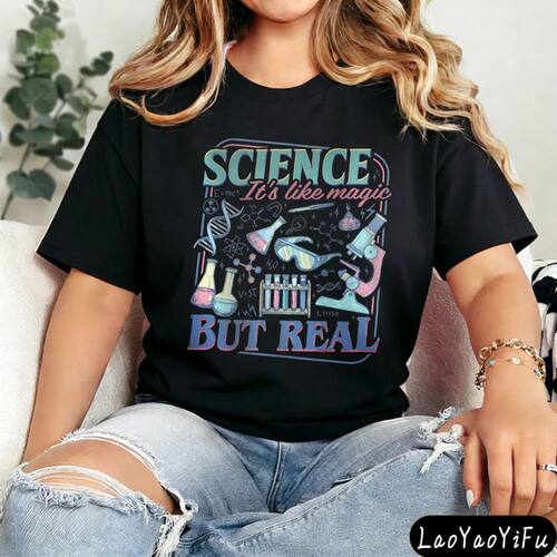 Science It's Like Magic But Real T Shirt Science Teacher Swe