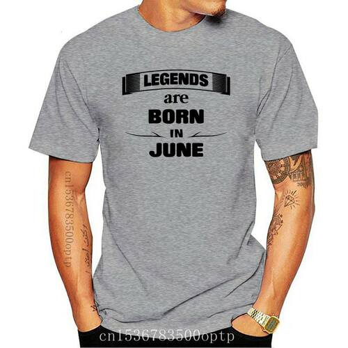 Fashion Men T Shirt Free Shipping Legends Are Born In June B
