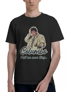 Funny T Shirt Idea Men men T Shirts Columbo Just One More Th
