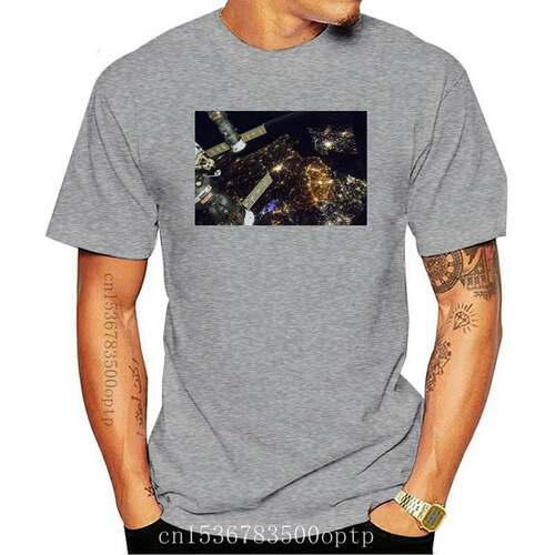 New 2021 International Space Station  sports  100% cotton Mi